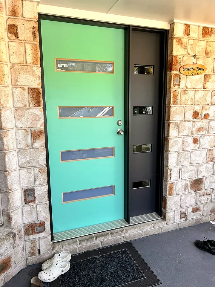 New entry door and sidelight